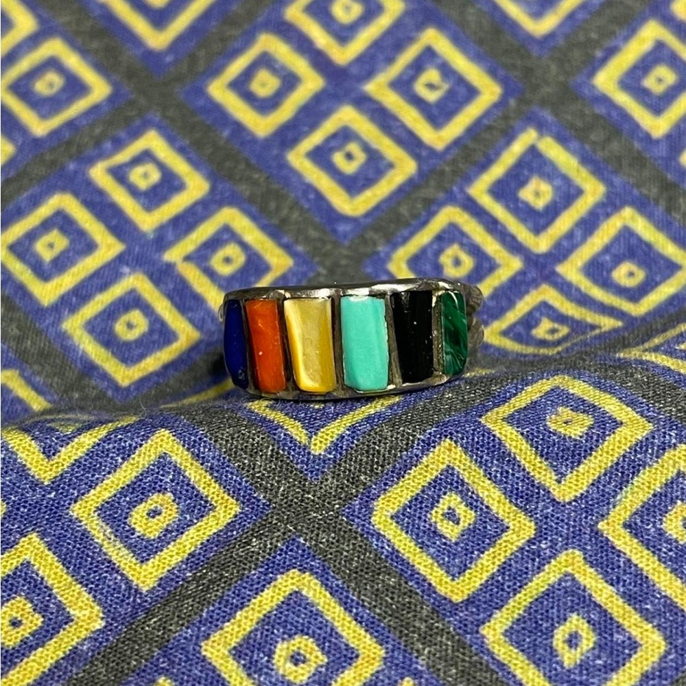 Mens statement sterling ring